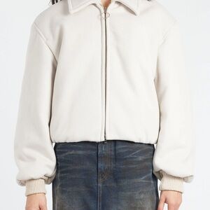 Acne Studios Owella Felt Bomber Jackrt - Size 34 - New With Tags